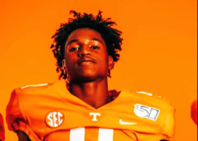 2025 3-star CB Shamar Arnoux during an unofficial visit to Tennessee. (Photo courtesy of Shamar Arnoux)